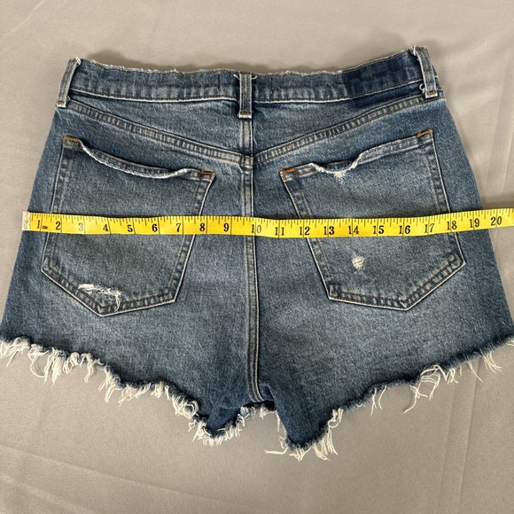 Abercrombie & Fitch Shorts Women's 30/10 The Mom Short High Rise Distressed - Picture 8 of 13
